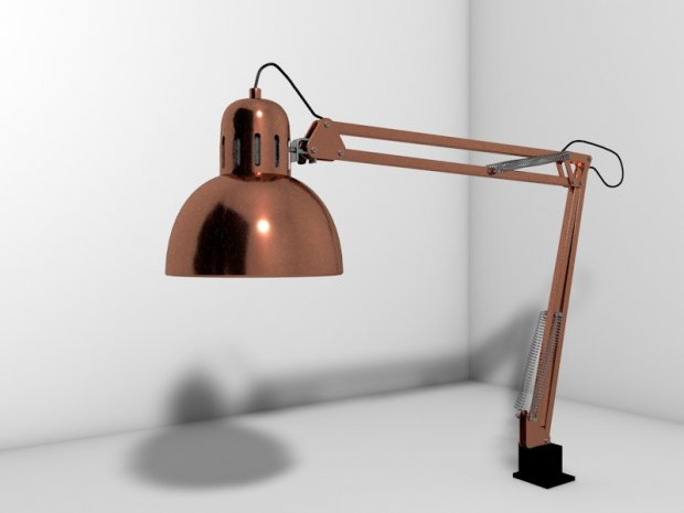 桌灯台灯3D模型