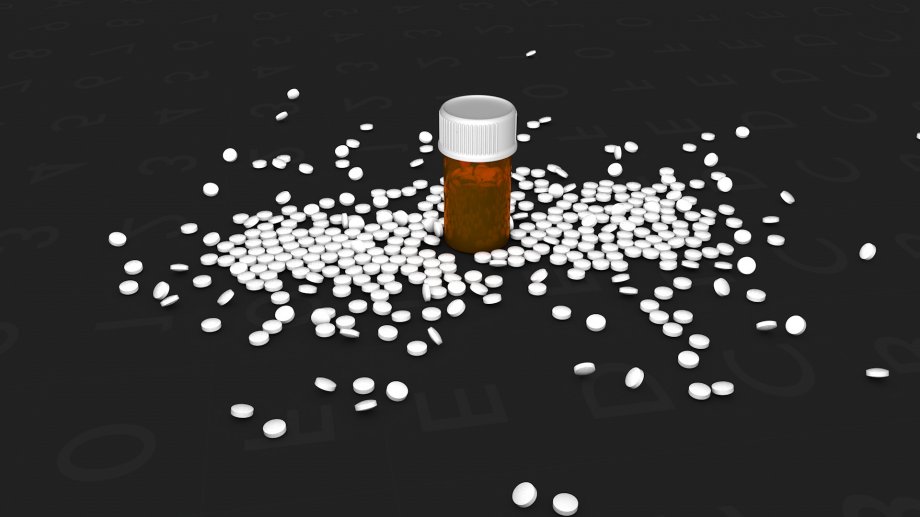毒品药丸药瓶场景3D模型