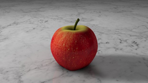 苹果3D模型