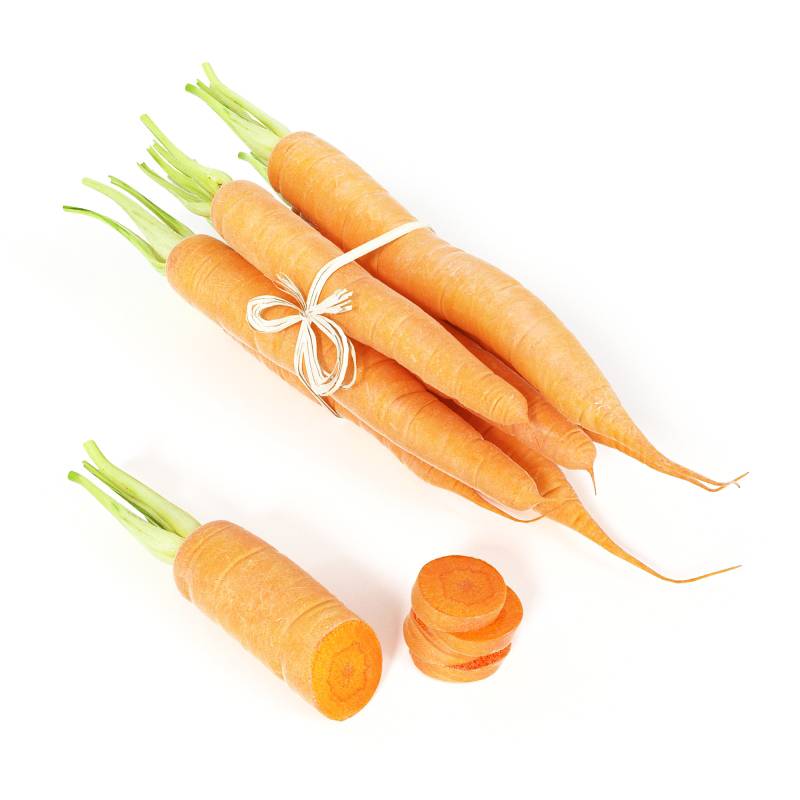 胡萝卜蔬菜水果C4D模型